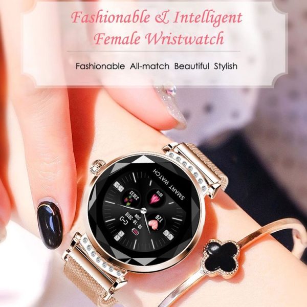 H2 1.04 inch IPS Color Screen Women Smartwatch IP67 Waterproof, Support Call Reminder / Heart Rate Monitoring / Blood Pressure Monitoring / Sleep Monitoring / Predict Menstrual Cycle Intelligently (Blue) - Image 5