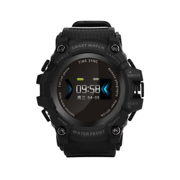 DOMINO A66 0.96 inch IPS Screen Smart Watch, Support Call Reminder / Heart Rate Monitoring / Pedometer / Sleep Monitoring / Sedentary Reminder (Black)