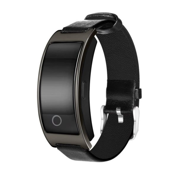 CK11S 0.66 inch Bluetooth Smart Bracelet, Support Blood Pressure / Blood Oxygen / Heart Rate Monitor / Pedometer / Calls Remind / Sleep Monitor / Weather and Temperature Reminding / Alarm / Anti-lost, Compatible with Android and iOS Phones (Black) - Image 2