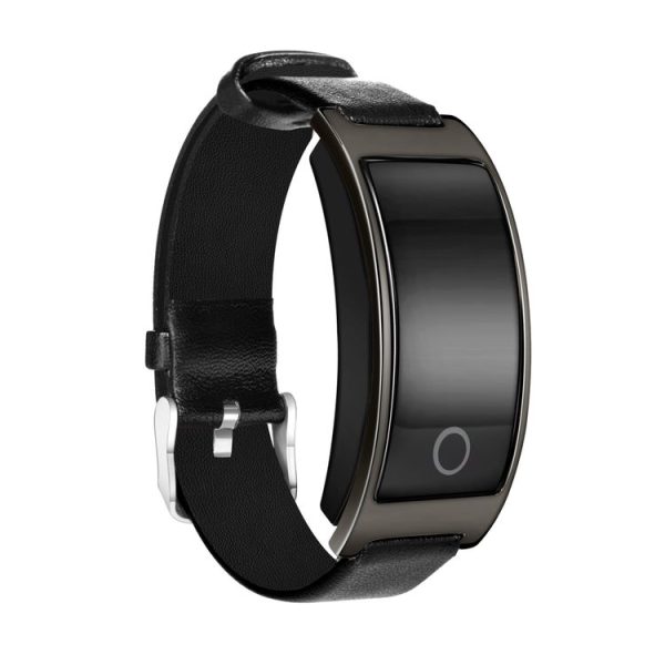 CK11S 0.66 inch Bluetooth Smart Bracelet, Support Blood Pressure / Blood Oxygen / Heart Rate Monitor / Pedometer / Calls Remind / Sleep Monitor / Weather and Temperature Reminding / Alarm / Anti-lost, Compatible with Android and iOS Phones (Black) - Image 3