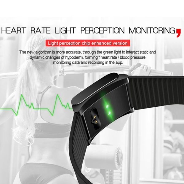X9-PRO Bluetooth Smart Band Bracelet, 0.95 inch Touch Screen, IP67 Waterproof, Support Heart Rate Monitor / Blood Oxygen Monitor / Blood Pressure Monitor / Pedometer / Sleep Monitor / Drinking Water & Sedentary Reminder / Anti-lost / Call Reminder, Compatible with Android and iOS Phones (Black) - Image 9