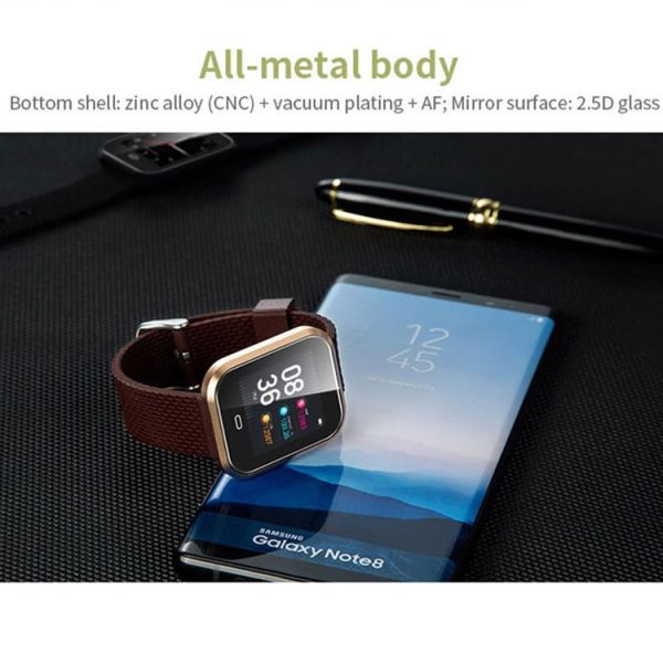 CD16 1.3 inch TFT Color Screen Smart Bracelet IP67 Waterproof, Camouflage Watchband, Support Call Reminder / Heart Rate Monitoring / Sleep Monitoring / Multi-sport Mode (Gold) - Image 11