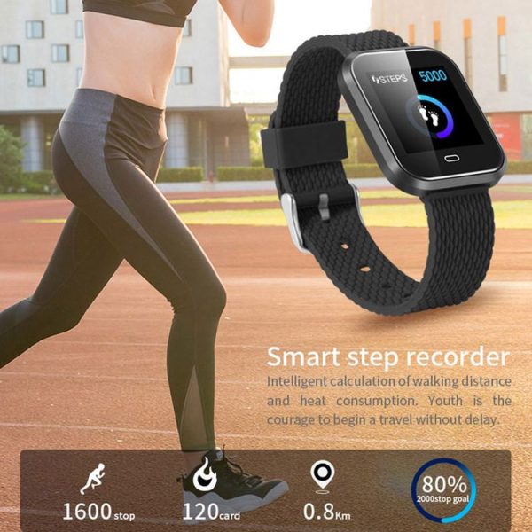 CD16 1.3 inch TFT Color Screen Smart Bracelet IP67 Waterproof, Camouflage Watchband, Support Call Reminder / Heart Rate Monitoring / Sleep Monitoring / Multi-sport Mode (Gold) - Image 7