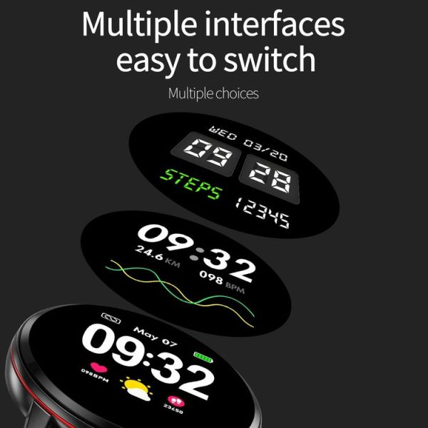 S01 1.22 inch IPS Display Color Screen Smart Bracelet IP67 Waterproof, Support Call Reminder / Heart Rate Monitoring / Blood Pressure Monitoring / Sleep Monitoring / Blood Oxygen Monitoring (Gold) - Image 13