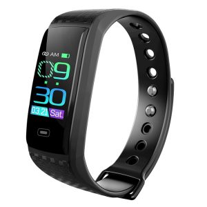CK17S 0.96 inches IPS Screen Smart Bracelet IP67 Waterproof, Support Call Reminder / Heart Rate Monitoring / Blood Pressure Monitoring / Sleep Monitoring (Black)