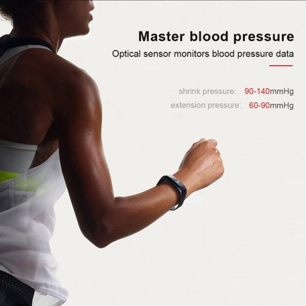 CK17S 0.96 inches IPS Screen Smart Bracelet IP67 Waterproof, Support Call Reminder / Heart Rate Monitoring / Blood Pressure Monitoring / Sleep Monitoring (Black) - Image 7