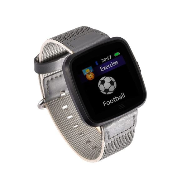DTNO.1 G12 1.3 inches OLED Color Screen Smart Bracelet IP67 Waterproof, Nylon Watchband, Support Call Reminder / Heart Rate Monitoring / Sedentary Reminder / Multi-sport Mode (Black) - Image 2