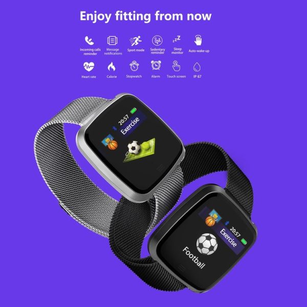 DTNO.1 G12 1.3 inches OLED Color Screen Smart Bracelet IP67 Waterproof, Nylon Watchband, Support Call Reminder / Heart Rate Monitoring / Sedentary Reminder / Multi-sport Mode (Black) - Image 8