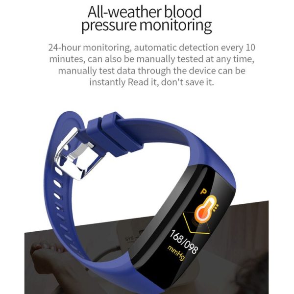 C21 1.14 inches IPS Color Screen Smart Bracelet IP67 Waterproof, Support Call Reminder / Heart Rate Monitoring / Blood Pressure Monitoring / Sleep Monitoring / Sedentary Reminder / Female Physiological Reminder (Red) - Image 8
