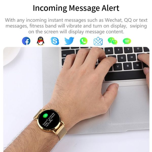 CV08C 1.0 inches TN Color Screen Smart Bracelet IP67 Waterproof, Silicone Watchband, Support Call Reminder / Heart Rate Monitoring / Sleep Monitoring / Sedentary Reminder (Black) - Image 5