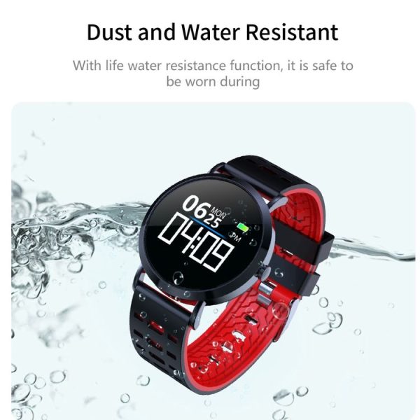 CV08C 1.0 inches TN Color Screen Smart Bracelet IP67 Waterproof, Silicone Watchband, Support Call Reminder / Heart Rate Monitoring / Sleep Monitoring / Sedentary Reminder (Black) - Image 9