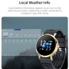 CV08C 1.0 inches TN Color Screen Smart Bracelet IP67 Waterproof, Metal Watchband, Support Call Reminder / Heart Rate Monitoring / Sleep Monitoring / Sedentary Reminder (Gold) - Image 10