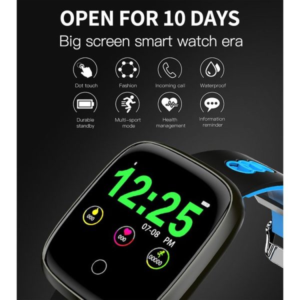 DK03 1.0 inches TFT Color Screen Smart Bracelet IP67 Waterproof, Support Call Reminder / Heart Rate Monitoring / Sleep Monitoring / Multi-sport Mode (Grey) - Image 3