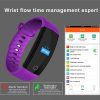 QS01 0.96 inches TFT Color Screen Smart Bracelet IP67 Waterproof, Support Call Reminder / Heart Rate Monitoring / Sleep Monitoring / Blood Pressure Monitoring / Sedentary Reminder (Blue) - Image 13