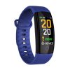 QS01 0.96 inches TFT Color Screen Smart Bracelet IP67 Waterproof, Support Call Reminder / Heart Rate Monitoring / Sleep Monitoring / Blood Pressure Monitoring / Sedentary Reminder (Blue) - Image 2