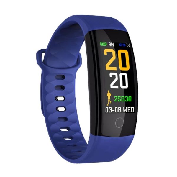 QS01 0.96 inches TFT Color Screen Smart Bracelet IP67 Waterproof, Support Call Reminder / Heart Rate Monitoring / Sleep Monitoring / Blood Pressure Monitoring / Sedentary Reminder (Blue) - Image 2