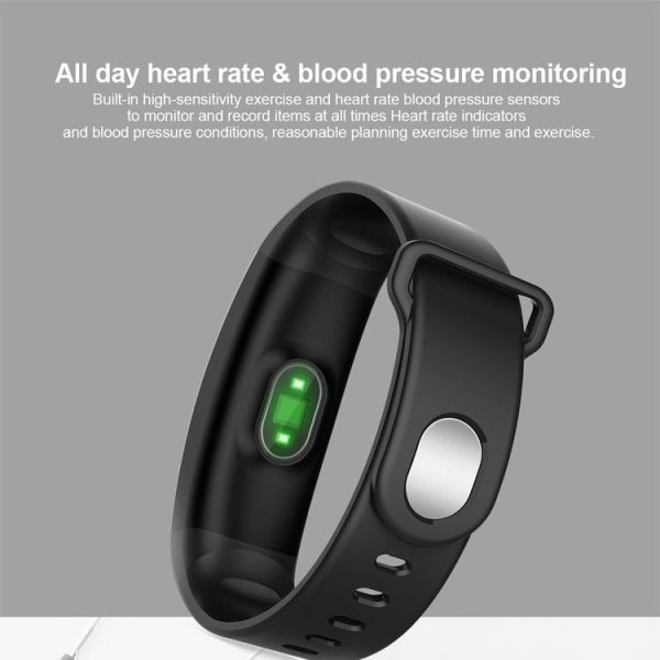 QS01 0.96 inches TFT Color Screen Smart Bracelet IP67 Waterproof, Support Call Reminder / Heart Rate Monitoring / Sleep Monitoring / Blood Pressure Monitoring / Sedentary Reminder (Blue) - Image 5