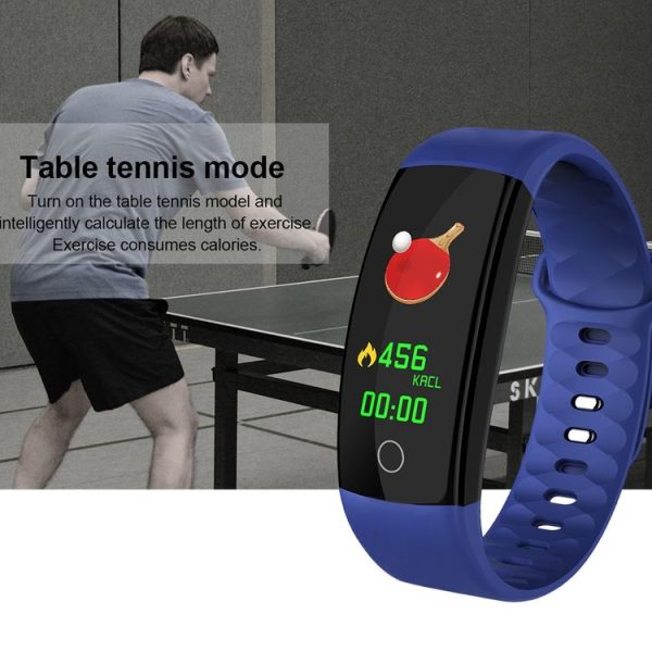 QS01 0.96 inches TFT Color Screen Smart Bracelet IP67 Waterproof, Support Call Reminder / Heart Rate Monitoring / Sleep Monitoring / Blood Pressure Monitoring / Sedentary Reminder (Blue) - Image 9
