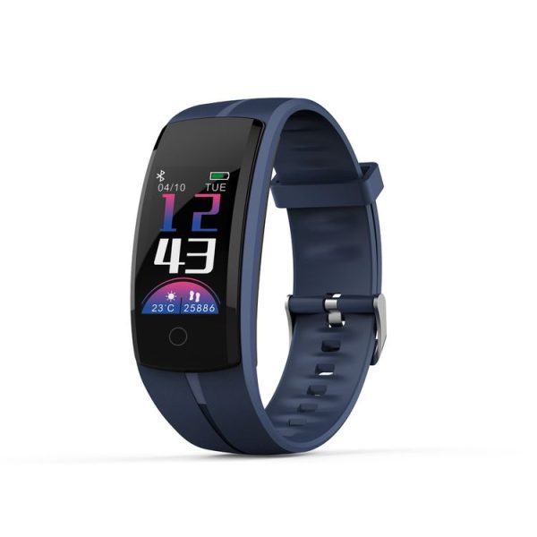 QS100 0.96 inches TFT Color Screen Smart Bracelet IP67 Waterproof, Support Call Reminder / Heart Rate Monitoring / Sleep Monitoring / Sedentary Reminder / Blood Pressure Monitoring (Blue) - Image 2
