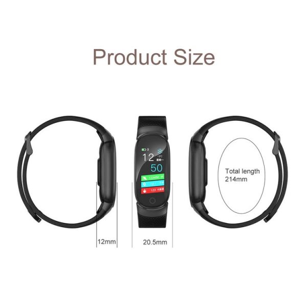 QW16 0.96 inches LCD Color Screen Smart Bracelet IP67 Waterproof, Support Call Reminder / Heart Rate Monitoring / Sleep Monitoring / Sedentary Reminder / Blood Pressure Monitoring (Black) - Image 12