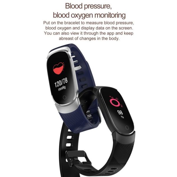 QW16 0.96 inches LCD Color Screen Smart Bracelet IP67 Waterproof, Support Call Reminder / Heart Rate Monitoring / Sleep Monitoring / Sedentary Reminder / Blood Pressure Monitoring (Black) - Image 5