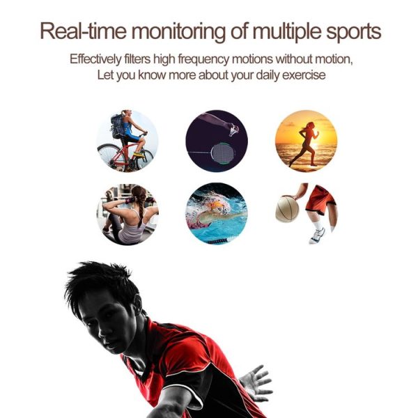 QW16 0.96 inches LCD Color Screen Smart Bracelet IP67 Waterproof, Support Call Reminder / Heart Rate Monitoring / Sleep Monitoring / Sedentary Reminder / Blood Pressure Monitoring (Black) - Image 6