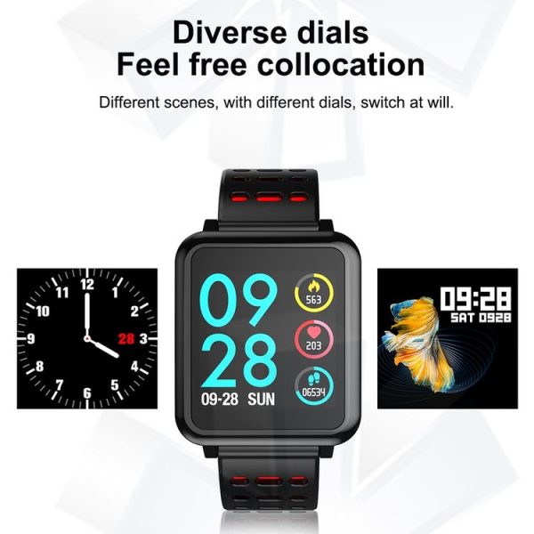 T2 1.3 inches TFT IPS Color Screen Smart Bracelet IP67 Waterproof, Support Call Reminder / Heart Rate Monitoring / Sleep Monitoring / Sedentary Reminder / Blood Pressure Monitoring / Blood Oxygen Monitoring (Blue) - Image 6