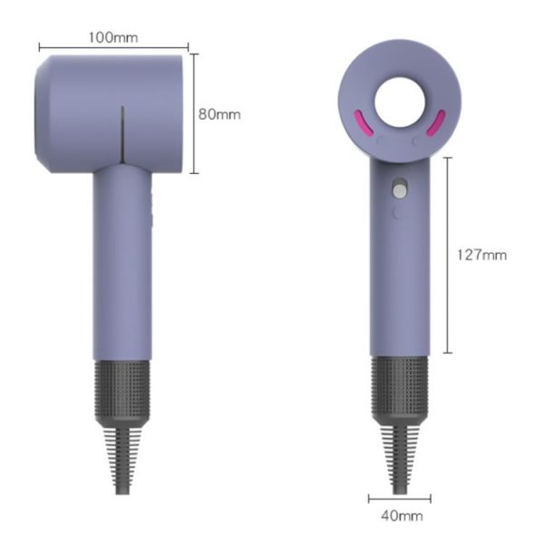 General Hair Drier Anti Fall Silicone Protective Case Cover for Dyson (Black) - Image 2