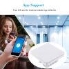 QEVDO QSAW1 WiFi & Single Button 86mm / 1Gang 3Way Neutral Wire Live Wire Wall Smart Switch, Support Alexa / Google Home Voice Control (White) - Image 8