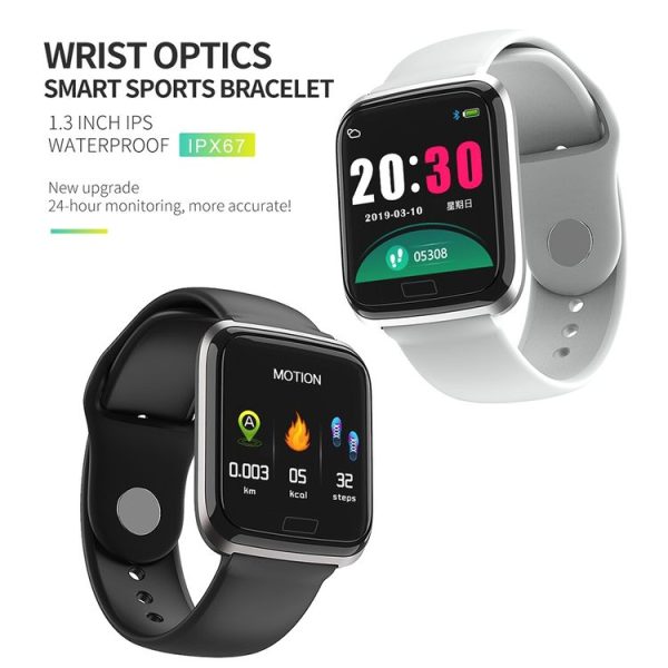 CY05 1.3 inches IPS Color Screen Smart Watch, Support Call Reminder / Heart Rate Monitoring / Blood Pressure Monitoring / Sleep Monitoring / Sedentary Reminder (Red) - Image 3