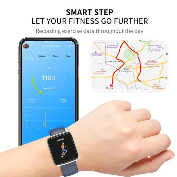 CY05 1.3 inches IPS Color Screen Smart Watch, Support Call Reminder / Heart Rate Monitoring / Blood Pressure Monitoring / Sleep Monitoring / Sedentary Reminder (Red) - Image 6