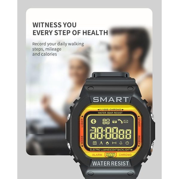 EX16T 1.21 inches LCD Screen Smart Watch 50m Waterproof, Support Pedometer / Call Reminder / Motion Monitoring / Remote Camera (Black) - Image 11