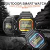 EX16T 1.21 inches LCD Screen Smart Watch 50m Waterproof, Support Pedometer / Call Reminder / Motion Monitoring / Remote Camera (Black) - Image 3