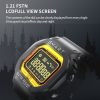EX16T 1.21 inches LCD Screen Smart Watch 50m Waterproof, Support Pedometer / Call Reminder / Motion Monitoring / Remote Camera (Black) - Image 5