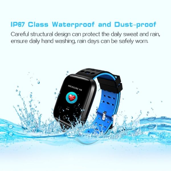 A8 1.3 inches TFT Screen Smart Bracelet IP67 Waterproof, Silicone Watchband, Support Step Counting / Call Reminder / Healthy Monitoring / Sleep Monitoring / Remote Camera (Red) - Image 17