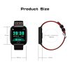 A8 1.3 inches TFT Screen Smart Bracelet IP67 Waterproof, Silicone Watchband, Support Step Counting / Call Reminder / Healthy Monitoring / Sleep Monitoring / Remote Camera (Red) - Image 18