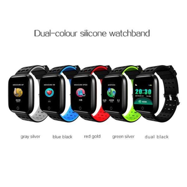 A8 1.3 inches TFT Screen Smart Bracelet IP67 Waterproof, Silicone Watchband, Support Step Counting / Call Reminder / Healthy Monitoring / Sleep Monitoring / Remote Camera (Red) - Image 3