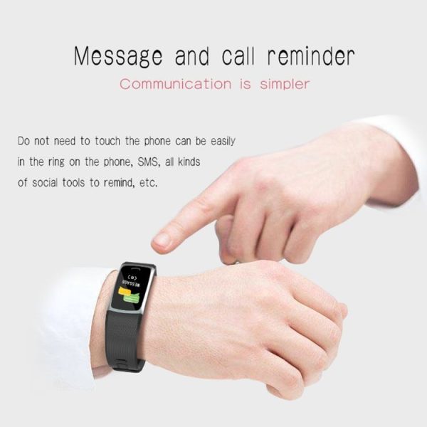 T8 0.96 inch TFT Color Screen Smart Bracelet IP68 Waterproof, Support 24h Heart Rate & Blood Pressure Monitoring / Sleep Monitoring / Multiple Sports Modes / Call Reminder (Blue) - Image 11