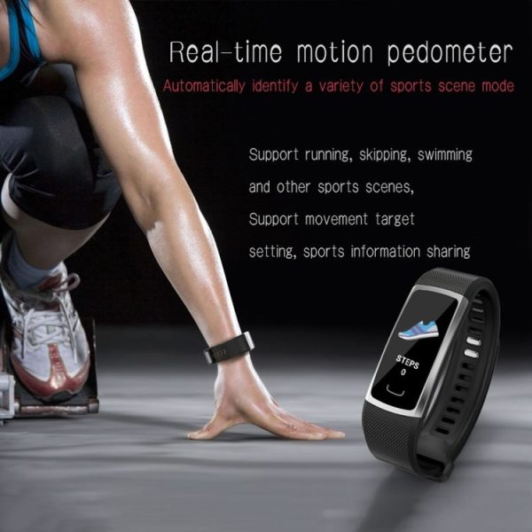 T8 0.96 inch TFT Color Screen Smart Bracelet IP68 Waterproof, Support 24h Heart Rate & Blood Pressure Monitoring / Sleep Monitoring / Multiple Sports Modes / Call Reminder (Blue) - Image 7