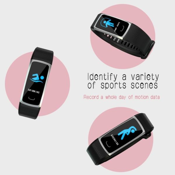 T8 0.96 inch TFT Color Screen Smart Bracelet IP68 Waterproof, Support 24h Heart Rate & Blood Pressure Monitoring / Sleep Monitoring / Multiple Sports Modes / Call Reminder (Blue) - Image 8