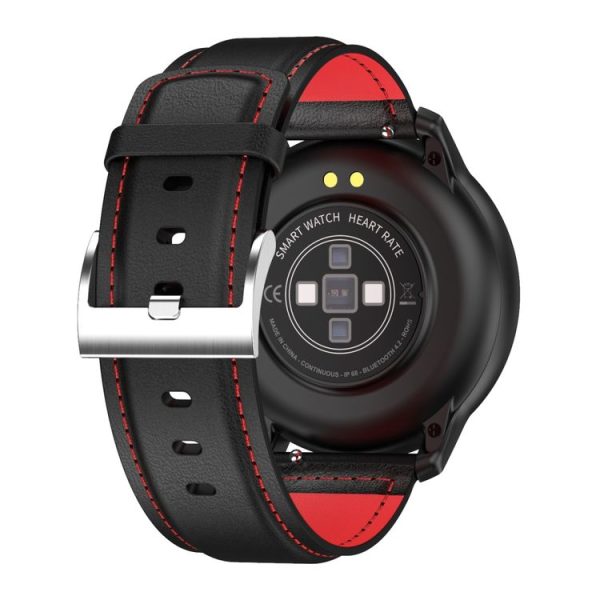 DT78 C23 1.3 inch Full Circle Full Touch Smart Sport Watch IP68 Waterproof, Support Real-time Heart Rate Monitoring / Sleep Monitoring / Bluetooth (Black Red) - Image 4