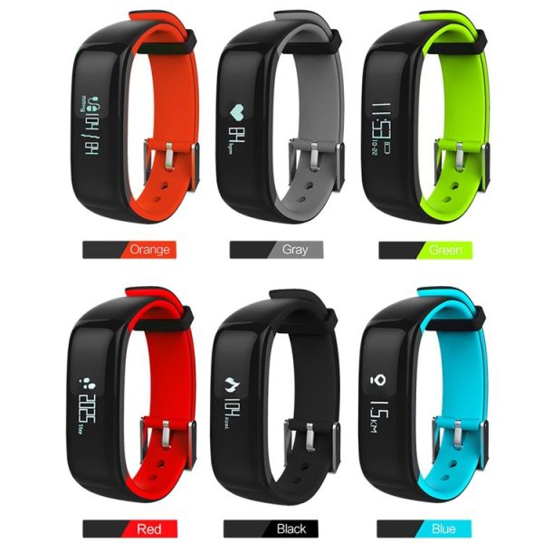 P1 0.86 inch OLED Screen Bluetooth V4.0 Smart Bracelet, Support Blood Pressure Monitor / Heart Rate Monitor / Pedometer / Calories / Calls Remind / Sleep Monitor, Compatible with Android and iOS Phones (Blue) - Image 14