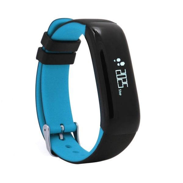 P1 0.86 inch OLED Screen Bluetooth V4.0 Smart Bracelet, Support Blood Pressure Monitor / Heart Rate Monitor / Pedometer / Calories / Calls Remind / Sleep Monitor, Compatible with Android and iOS Phones (Blue) - Image 2