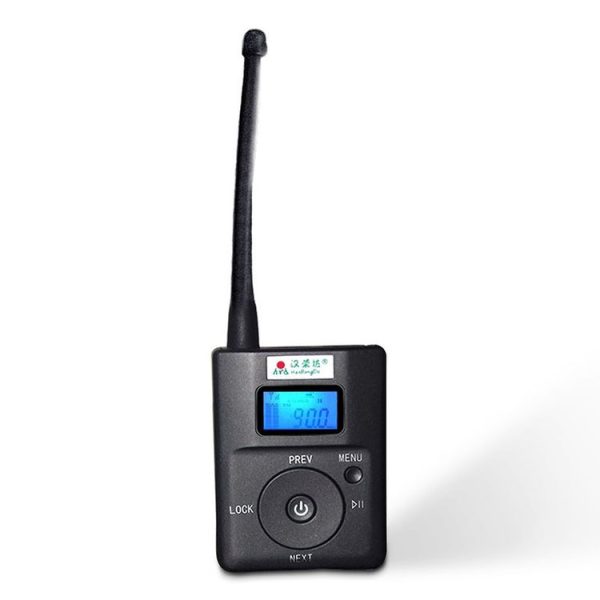 HRD-831 Portable FM Transmitter Receiver, Support TF Card (Black) - Image 2