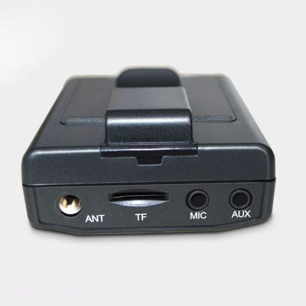 HRD-831 Portable FM Transmitter Receiver, Support TF Card (Black) - Image 3
