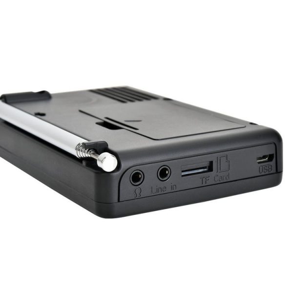 K-603 Portable FM / AM / SW Full Band Stereo Radio, Support BT & TF Card (Black) - Image 6