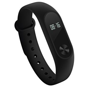 Original Xiaomi Mi Band 2 Bluetooth 4.0 IP67 Waterproof Dustproof Smart Bracelet with OLED Display Screen & Circular Touch Button & Heart Rate Monitor & Sport Tracker & Sleep Monitor & Call Reminder For Android 4.4 OS and IOS 7.0 or Above Devices (Black)