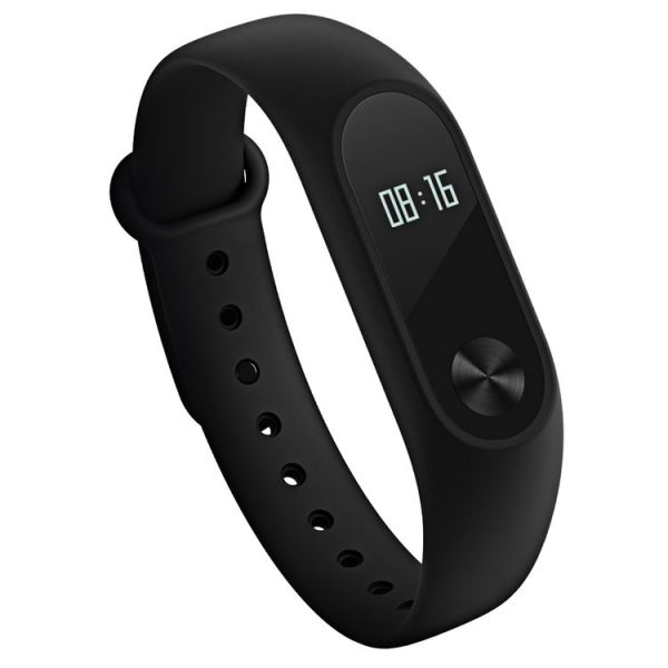 Original Xiaomi Mi Band 2 Bluetooth 4.0 IP67 Waterproof Dustproof Smart Bracelet with OLED Display Screen & Circular Touch Button & Heart Rate Monitor & Sport Tracker & Sleep Monitor & Call Reminder For Android 4.4 OS and IOS 7.0 or Above Devices (Black) - Image 2