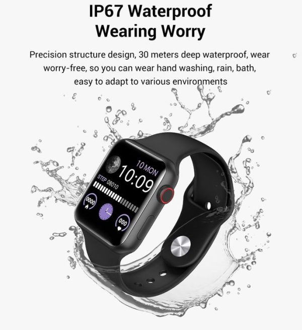 HAMTOD V10 Body Temperature Immunity Exercise Bracelet Smart Watch, Support Body Temperature Monitoring / Call Reminder / Immunity Monitoring / Heart Rate Monitoring / Sleep Monitoring / Sedentary Reminder / Blood Oxygen & Pressure (Black) - Image 14
