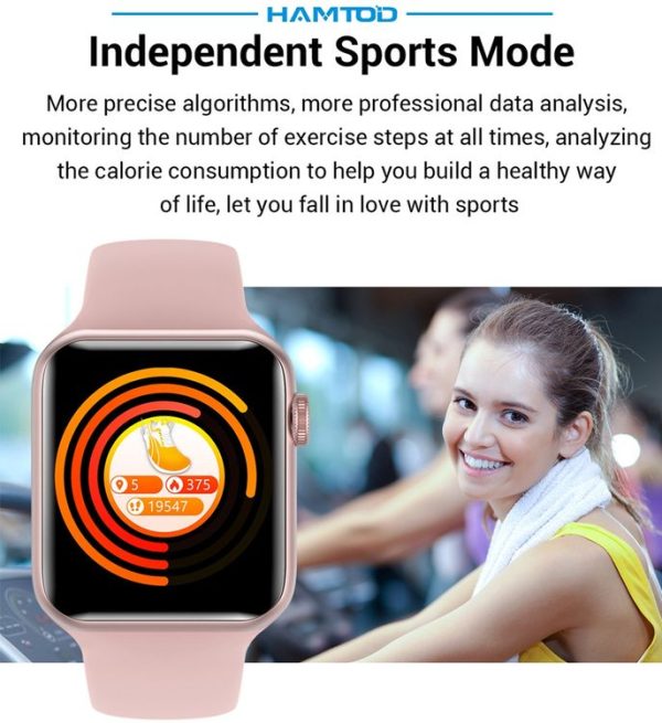 HAMTOD V10 Body Temperature Immunity Exercise Bracelet Smart Watch, Support Body Temperature Monitoring / Call Reminder / Immunity Monitoring / Heart Rate Monitoring / Sleep Monitoring / Sedentary Reminder / Blood Oxygen & Pressure (Black) - Image 15